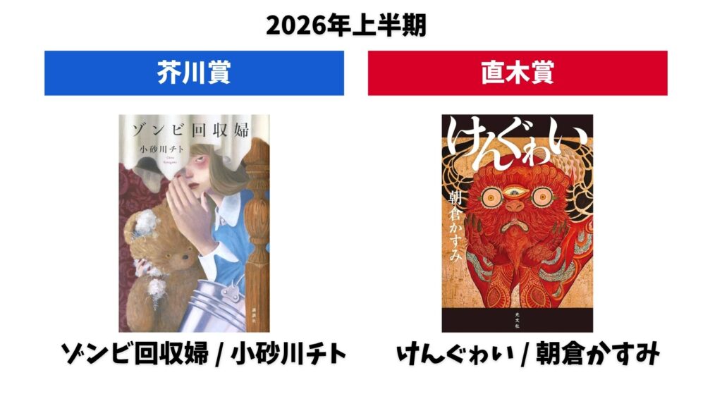 芥川賞 直木賞 2026